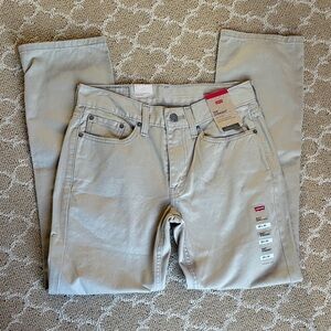 Men's Levi's 514 straight khaki, size 29x30
